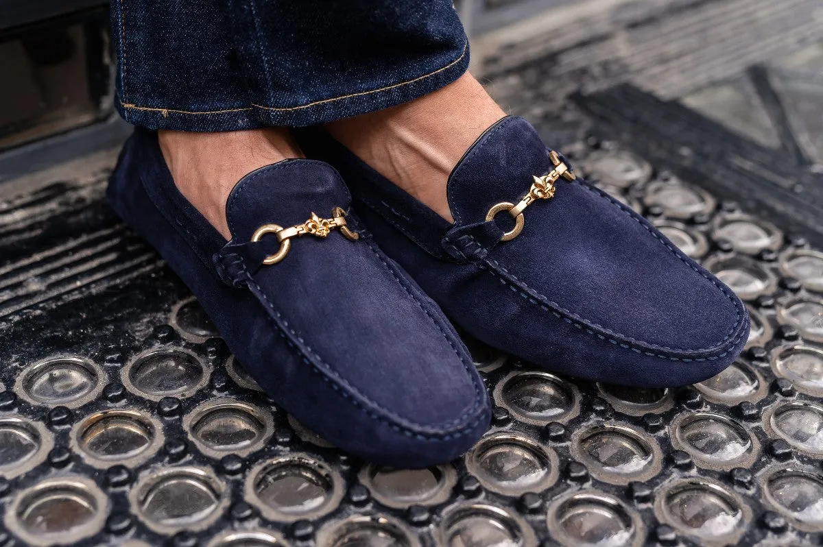 The Woods Bit Driving Loafer - Blue Suede