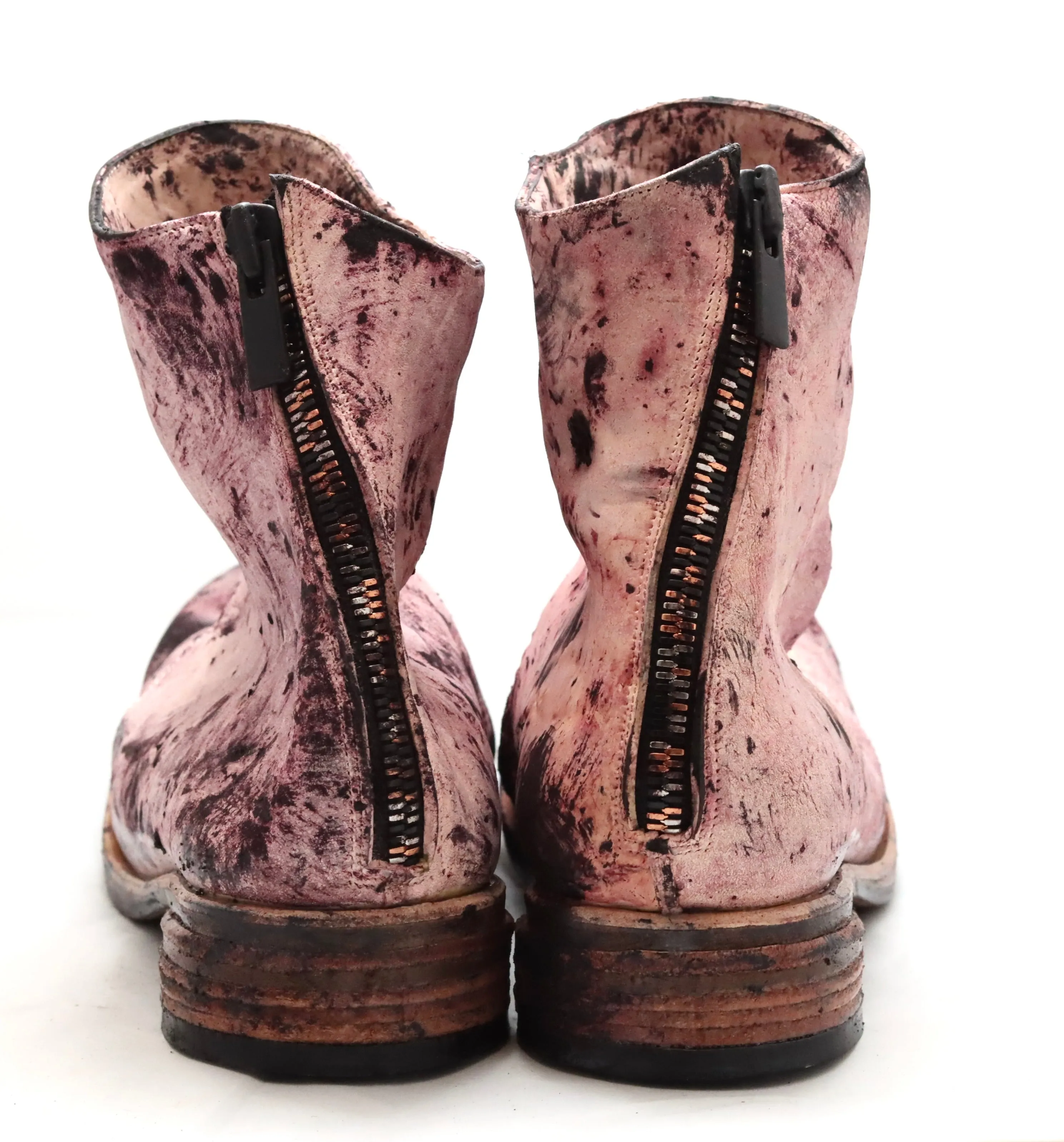 Zip back Boot  | pale rose overdye | culatta